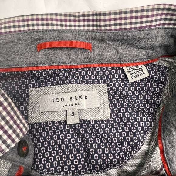 Ted Baker London Bundle 2 Short Sleeve Button Collared Polo Shirt Sz 5 L100523 - Picture 4 of 11